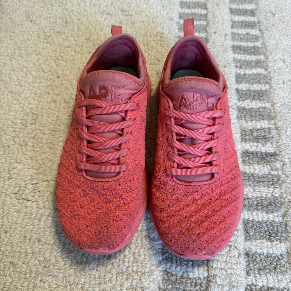 APL Women’s TechLoom Knit Sneaker - Coral
